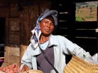Local Malagasy woman selling her farmed goods -  Photo: Ian Williams